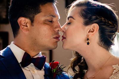 Best Romantic Washington DC Wedding Kiss Photo