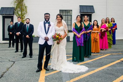 Wedding Party Photos at the Refinery Virginia