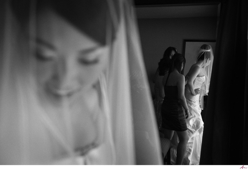 Prince George Bride getting ready