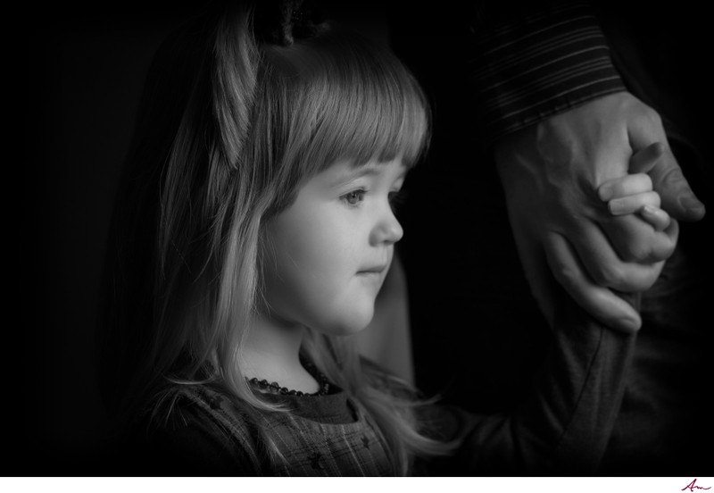 Halifax Dad and Daughter Holding Hands