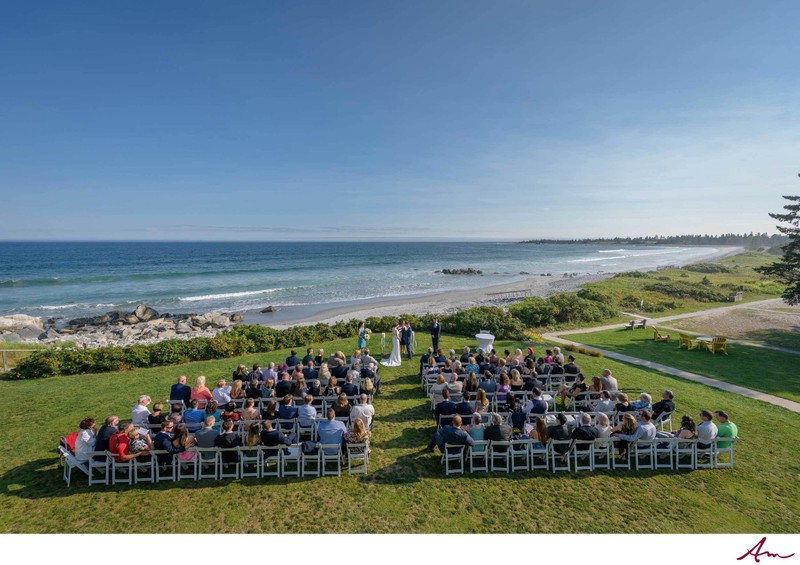White Point Beach Wedding Reception site
