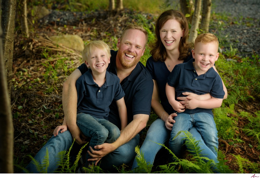 Happy Halifax Smiling Outdoor Family Photograph 