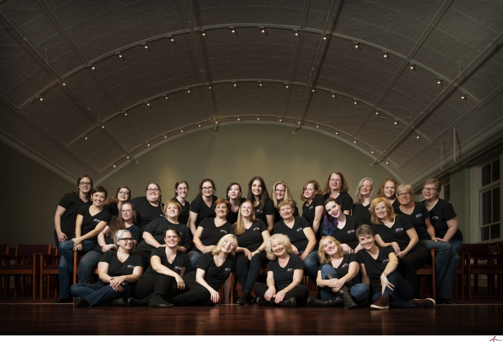 Halifax-based Aeolian Singers gather for a group photo.