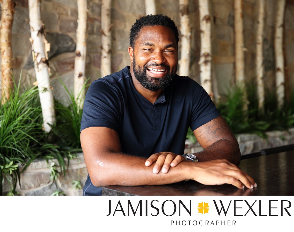 Jerod Mayo New England Patriot Player & Coach Headshot