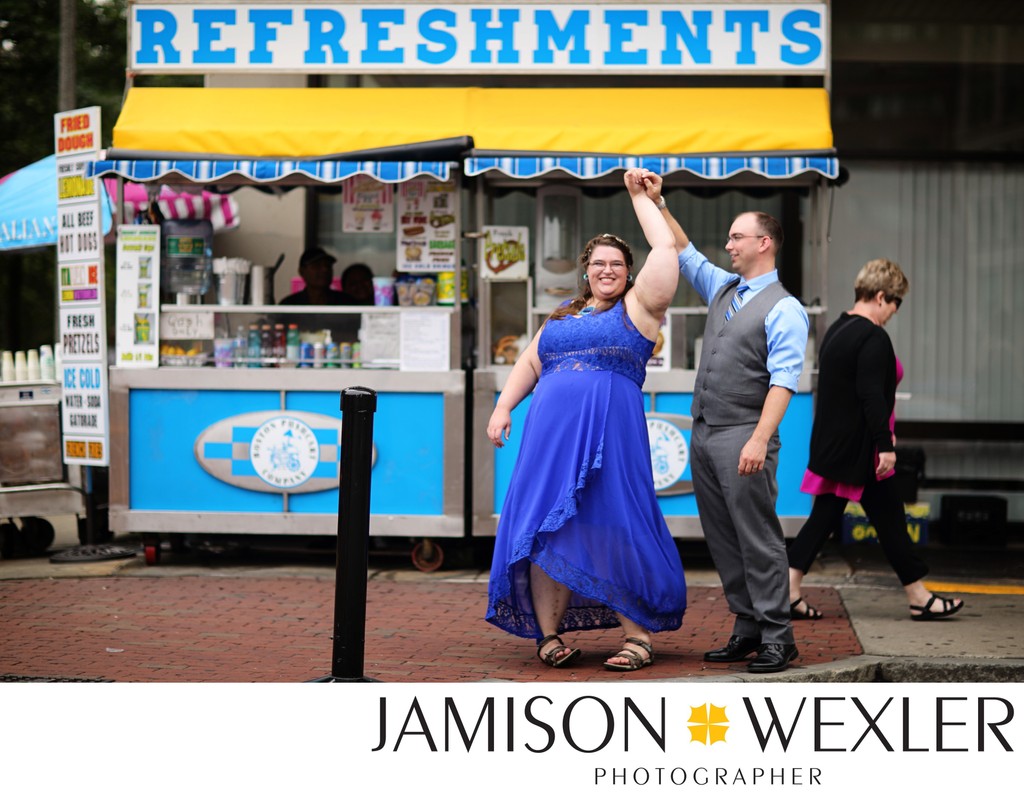 Colorful Boston Wedding Photographs at the Aquarium