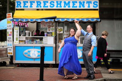 Colorful Boston Wedding Photographs at the Aquarium