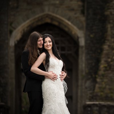 Couple Portraits at Caerphilly Castle