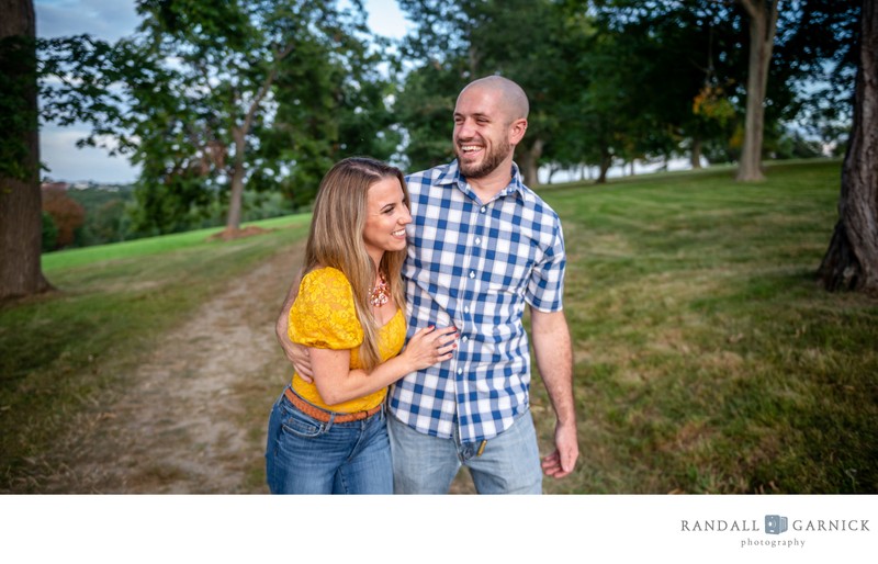 Joyful World's End engagement photos