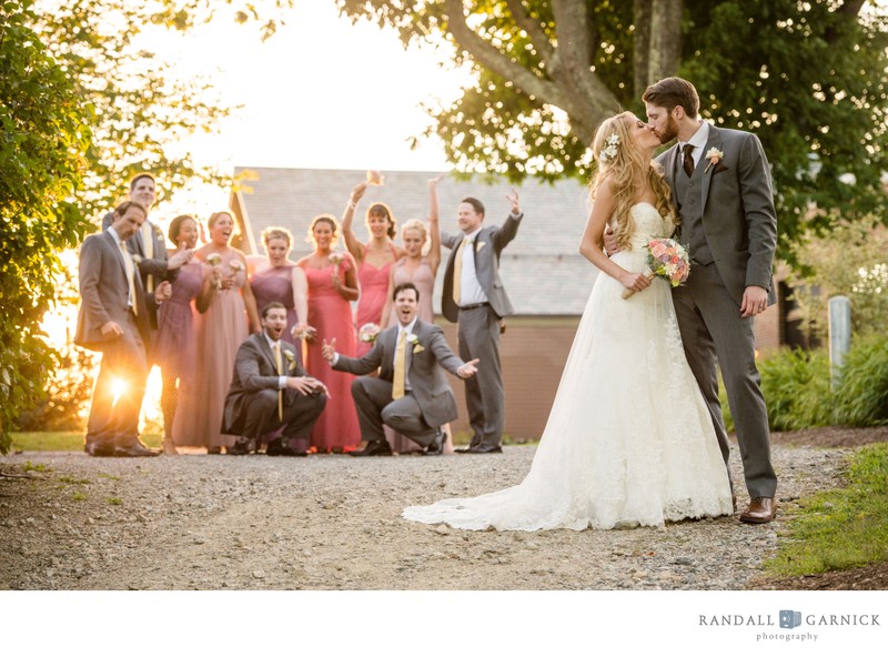 real wedding Tower Hill Botanic Garden