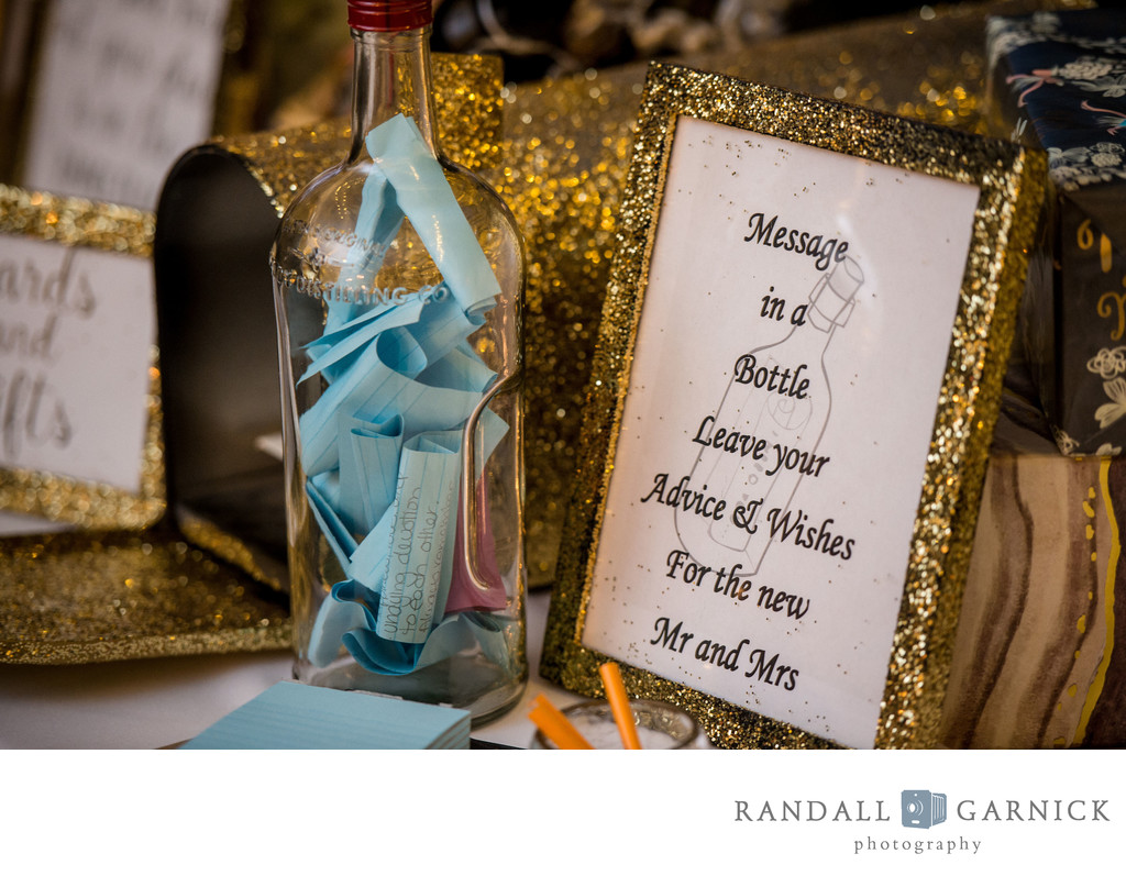 Elegant wedding signage Blithewold Mansion wedding details