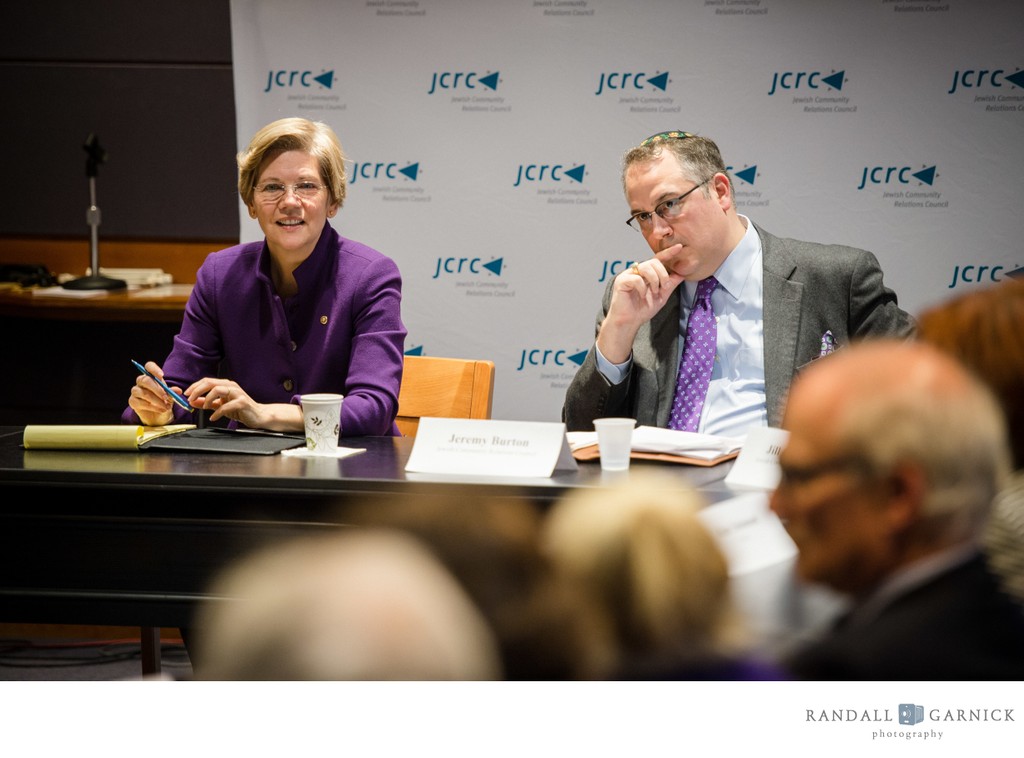 JCRC event with Elizabeth Warren