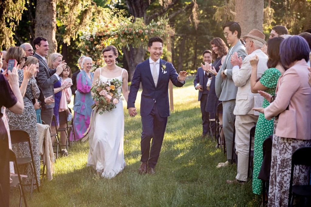 Just Married at deCordova Museum and Sculpture Park