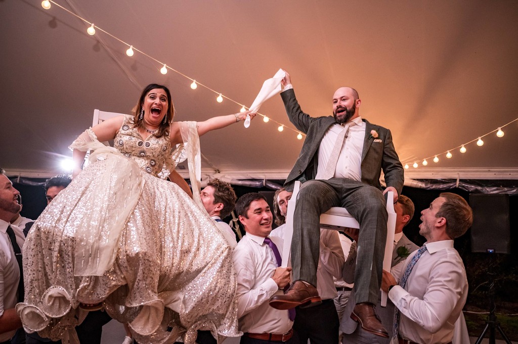 hora dance action at decordova museum weddings