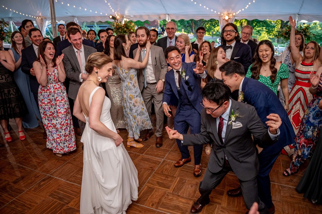 Dance Floor Fun at deCordova Museum Weddings Reception