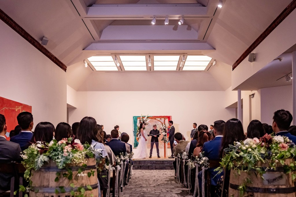 Art Gallery Wedding Ceremony at deCordova Museum Weddings