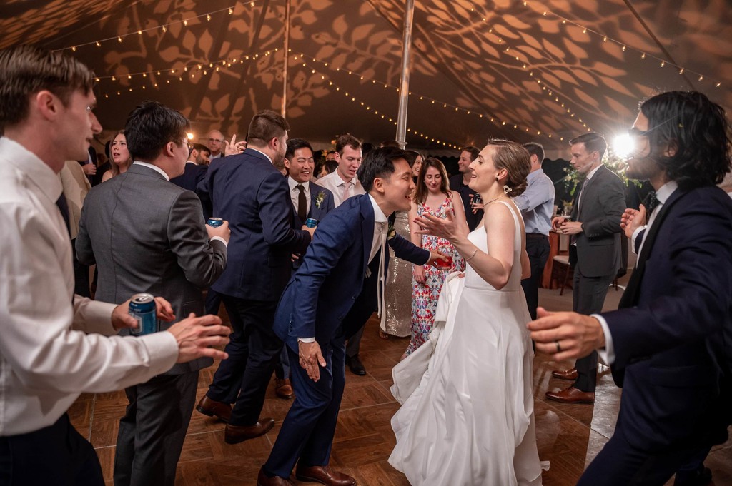 Dance floor action at a deCordova Museum Weddings