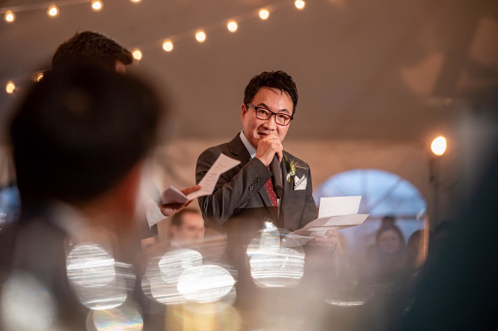 Father toast at deCordova Museum private event