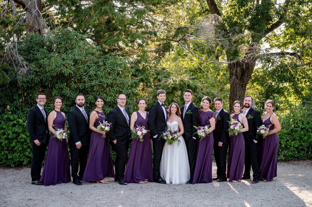 Classic look for a wedding party at deCordova Museum weddings