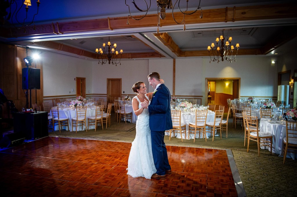 First dance inside the Wequassett Pavilion