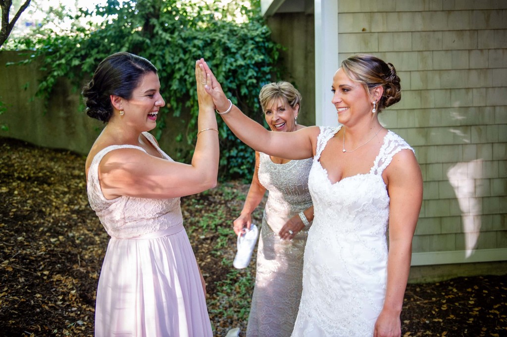 Wequassett wedding joyful candid moment