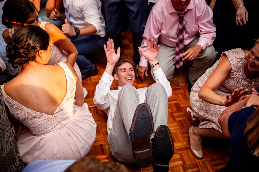 Wequassett wedding hilarous dance floor action