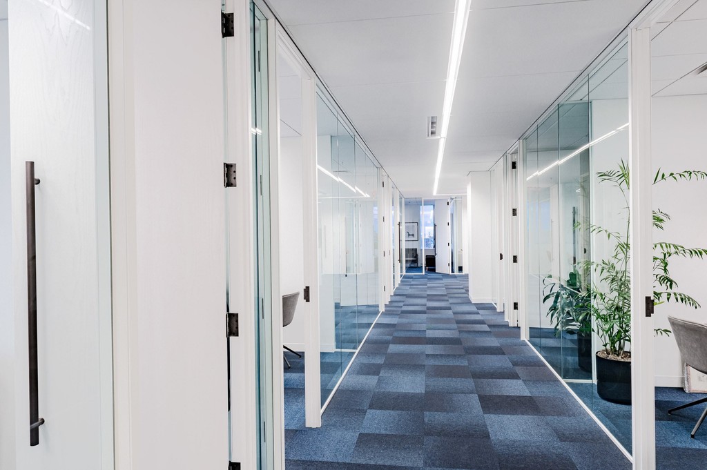 Modern hallway design commercial office