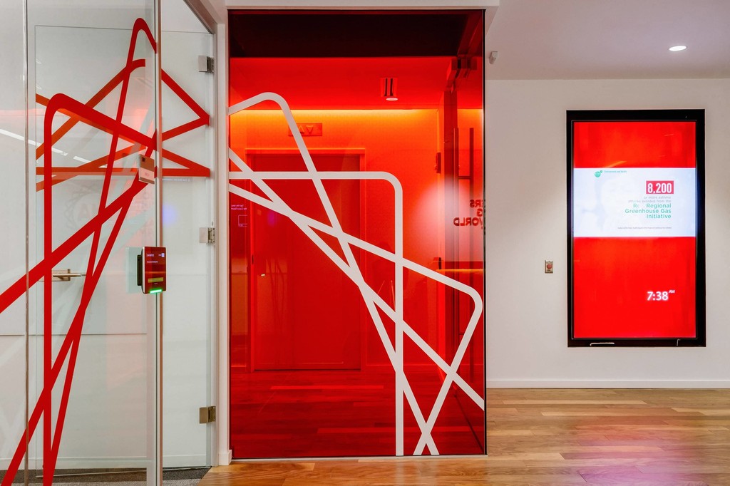 Bold architectural design in Boston office space