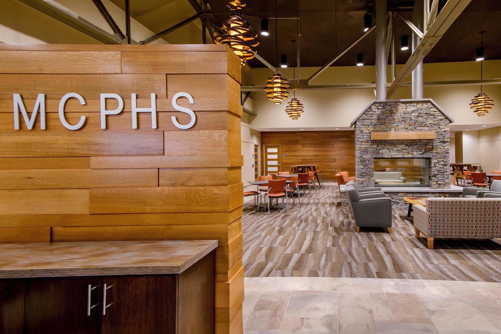 University student lounge interior photography Manchester NH