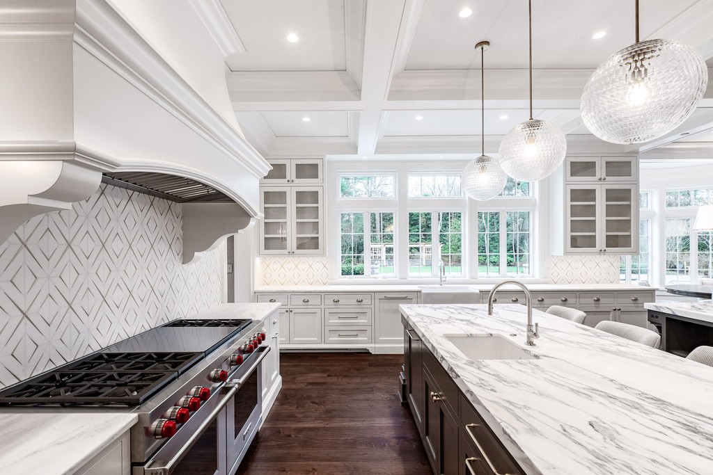 Beautiful open custom kitchen and millwork