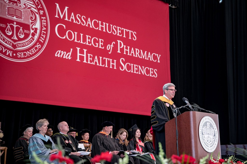Commencement speaker captured by Boston event photographer