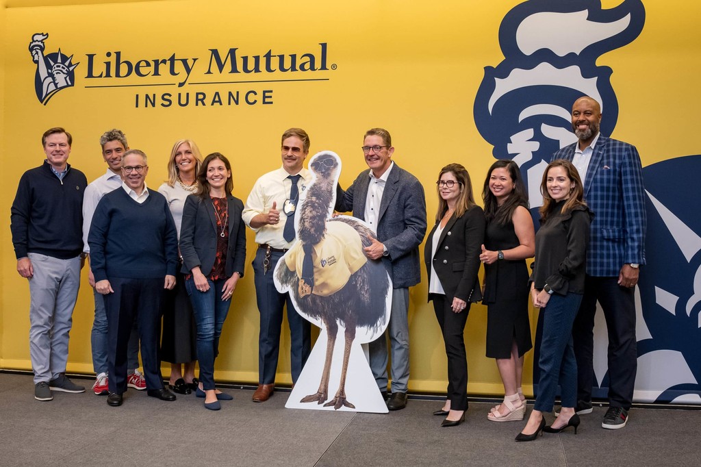Team portrait at corporate Boston brand event
