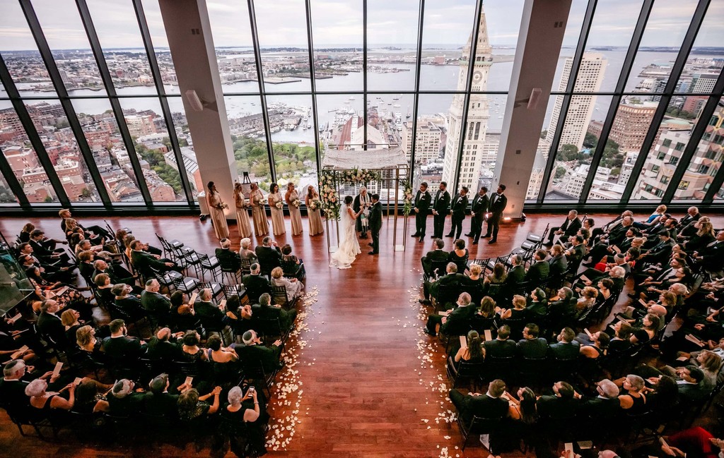 State Room ceremony with full guest view