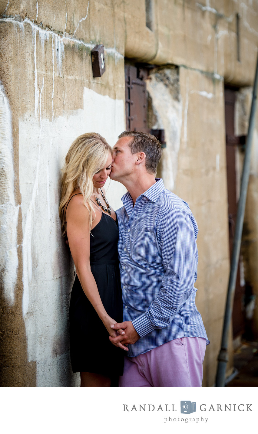 Romantic engagement photos in New England