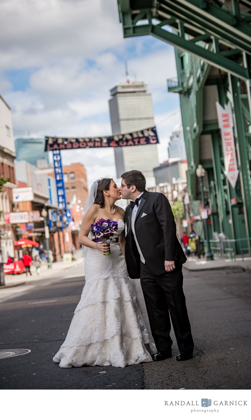 Boston wedding photography Fenway Park