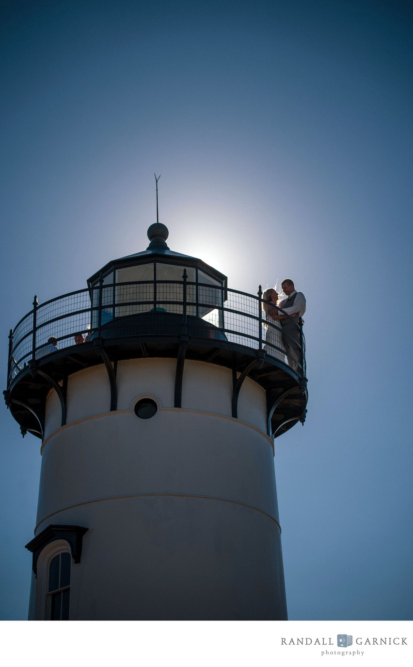 Martha's Vineyard lighthouse wedding photos