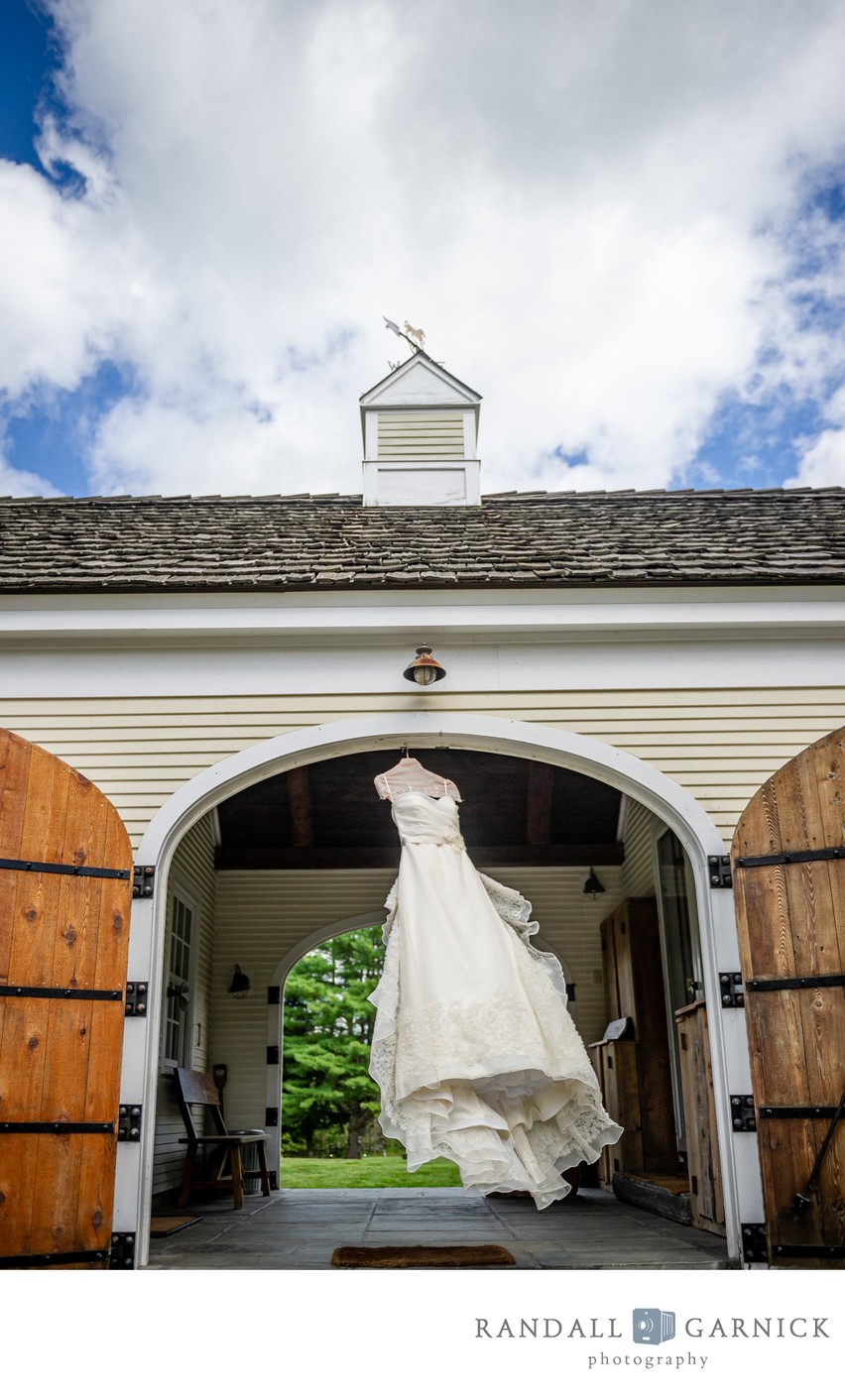 wedding-dress-hanging-riverside-farm-vermont