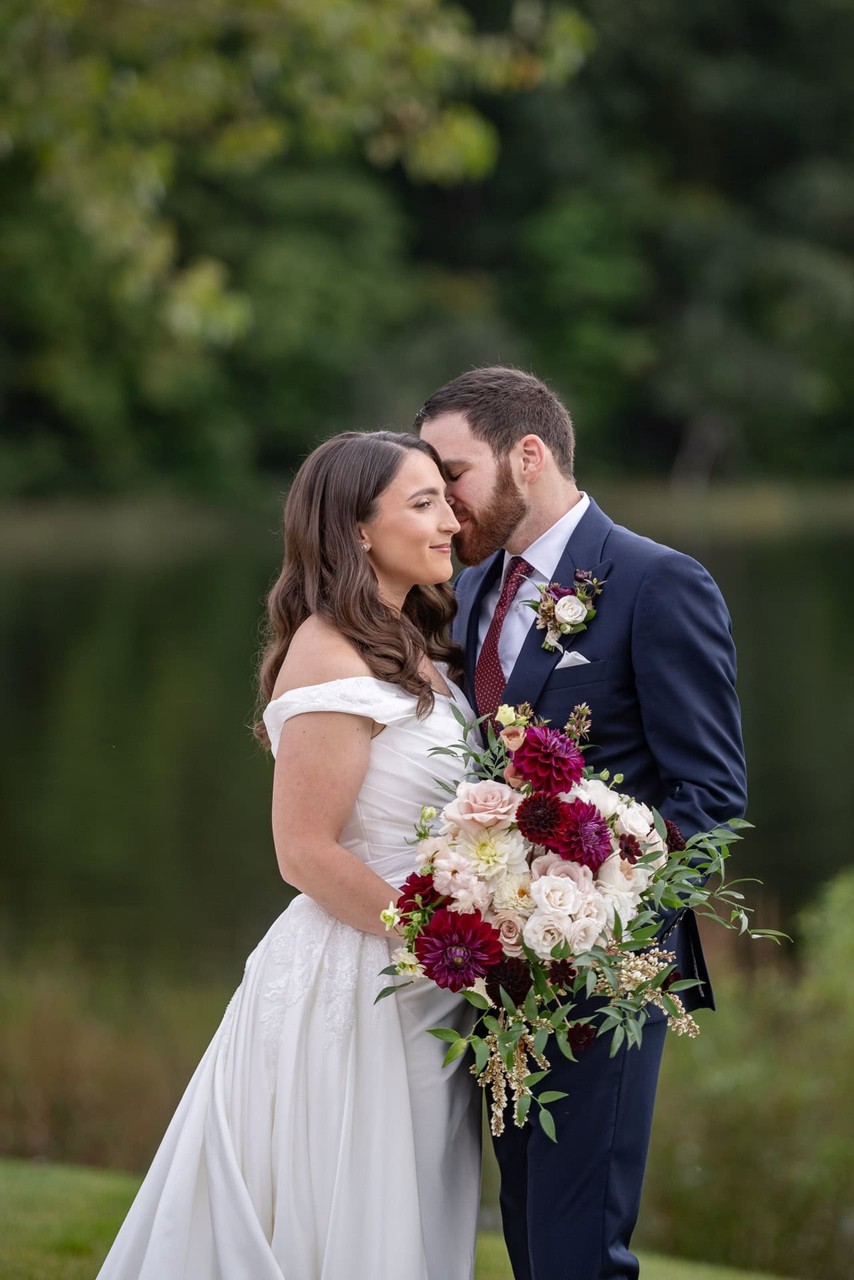 groom-kissing-bride-halifax-wedding-photography