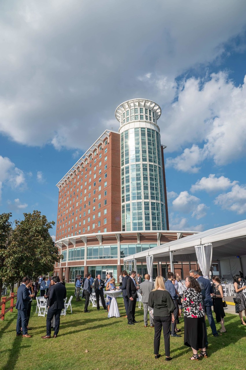 Outdoor corporate event at Hyatt Regency Boston Harbor