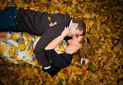 New England Fall engagement photos