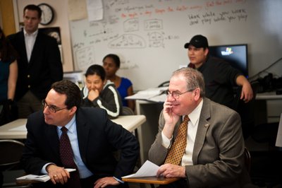 Engaged attendees at educational event for local politicans