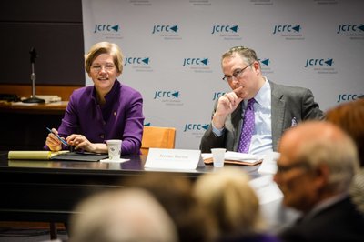 JCRC event with Elizabeth Warren