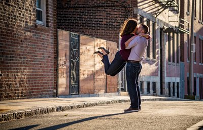 North End Boston engagement session