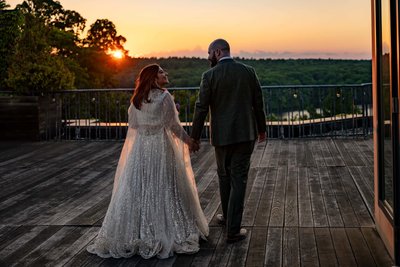 sunset romance at decordova museum weddings