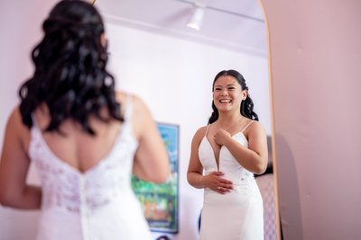 Bride Getting Ready at deCordova Museum Weddings