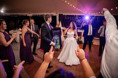 Dramatic Dance Floor Moment at deCordova Museum Weddings