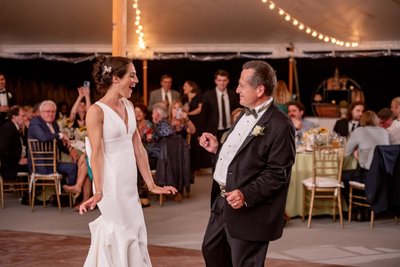 deCordova Museum wedding bride and father parent dance 