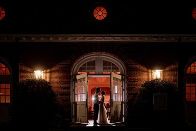 Elm Bank wedding carriage house epic portrait