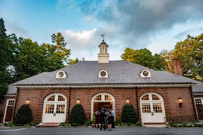 Carriage House at Elm Bank weddings with historic charm