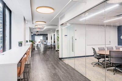 Corporate office corridor interior design