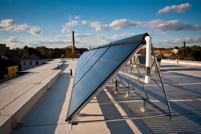 Solar panel rooftop commercial energy installation